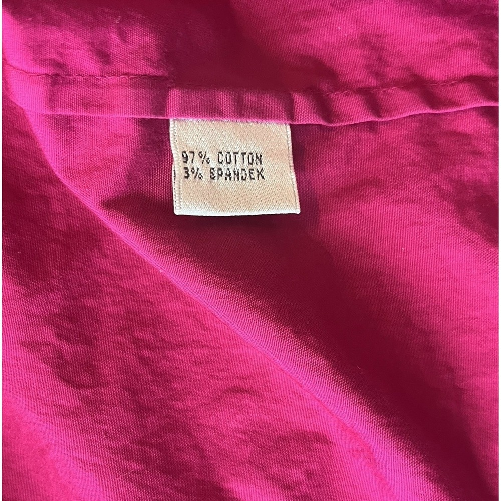 VTG Talbots Collection Womens Size 8 Fuschia Dark Pink Jacket Blazer Lightweight - Picture 4 of 9